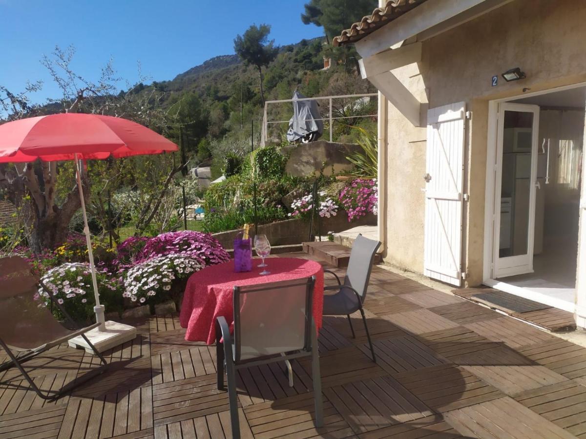 Studio Le Romantique A 20 Kms De Nice Bendéjun Eksteriør billede